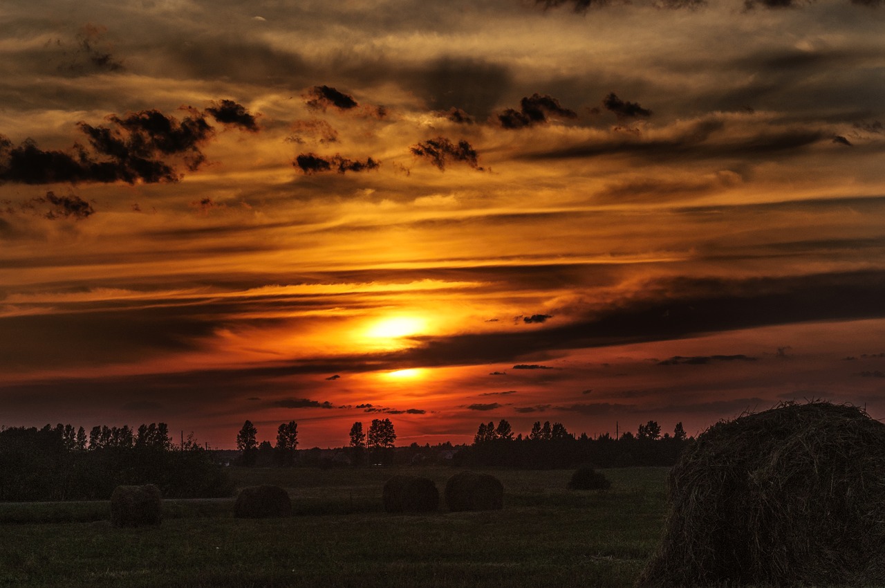 landscape  sunset  sky free photo