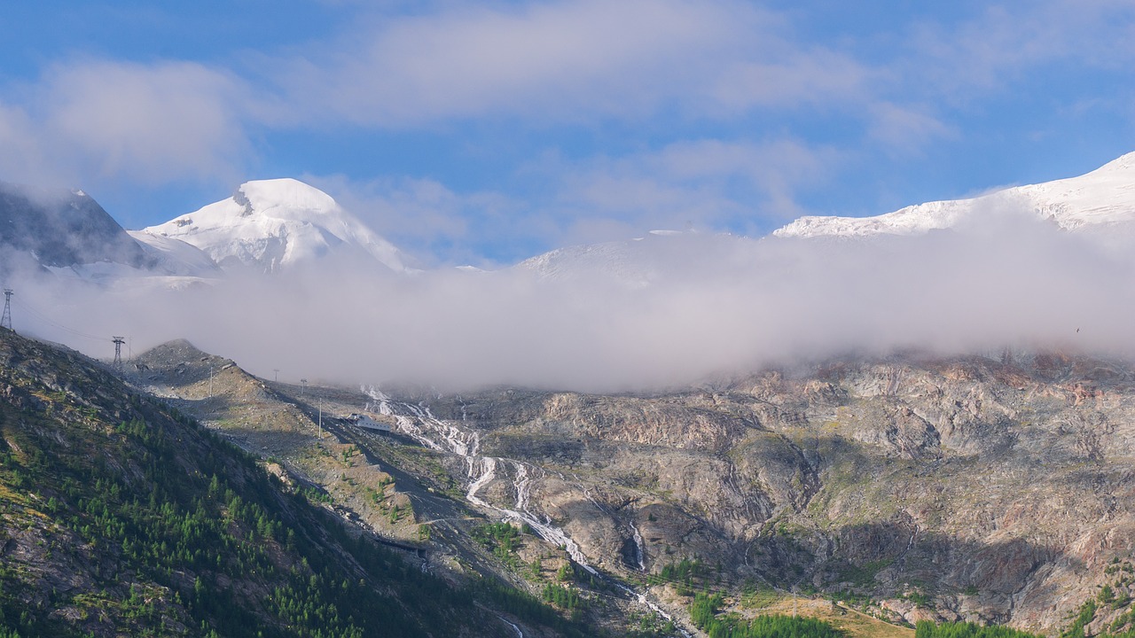 landscape  mountains  morning mist free photo