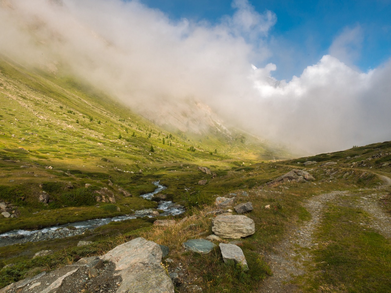 landscape  mountains  hiking free photo