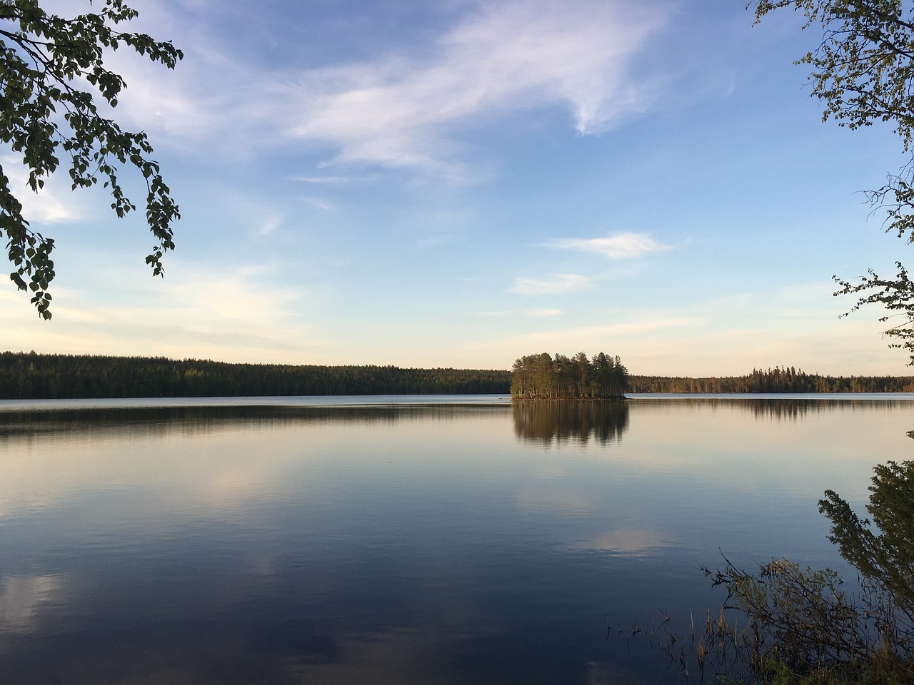 landscape  lake  lapland free photo