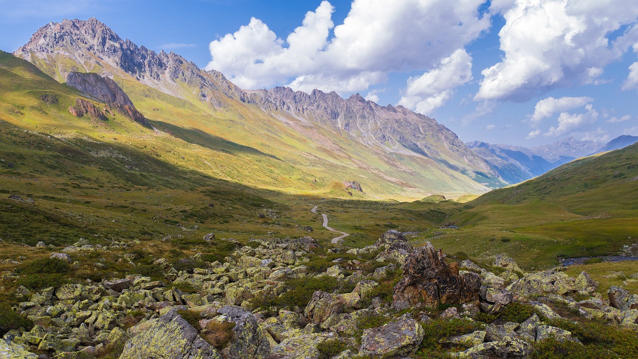 landscape  mountains  sky free photo