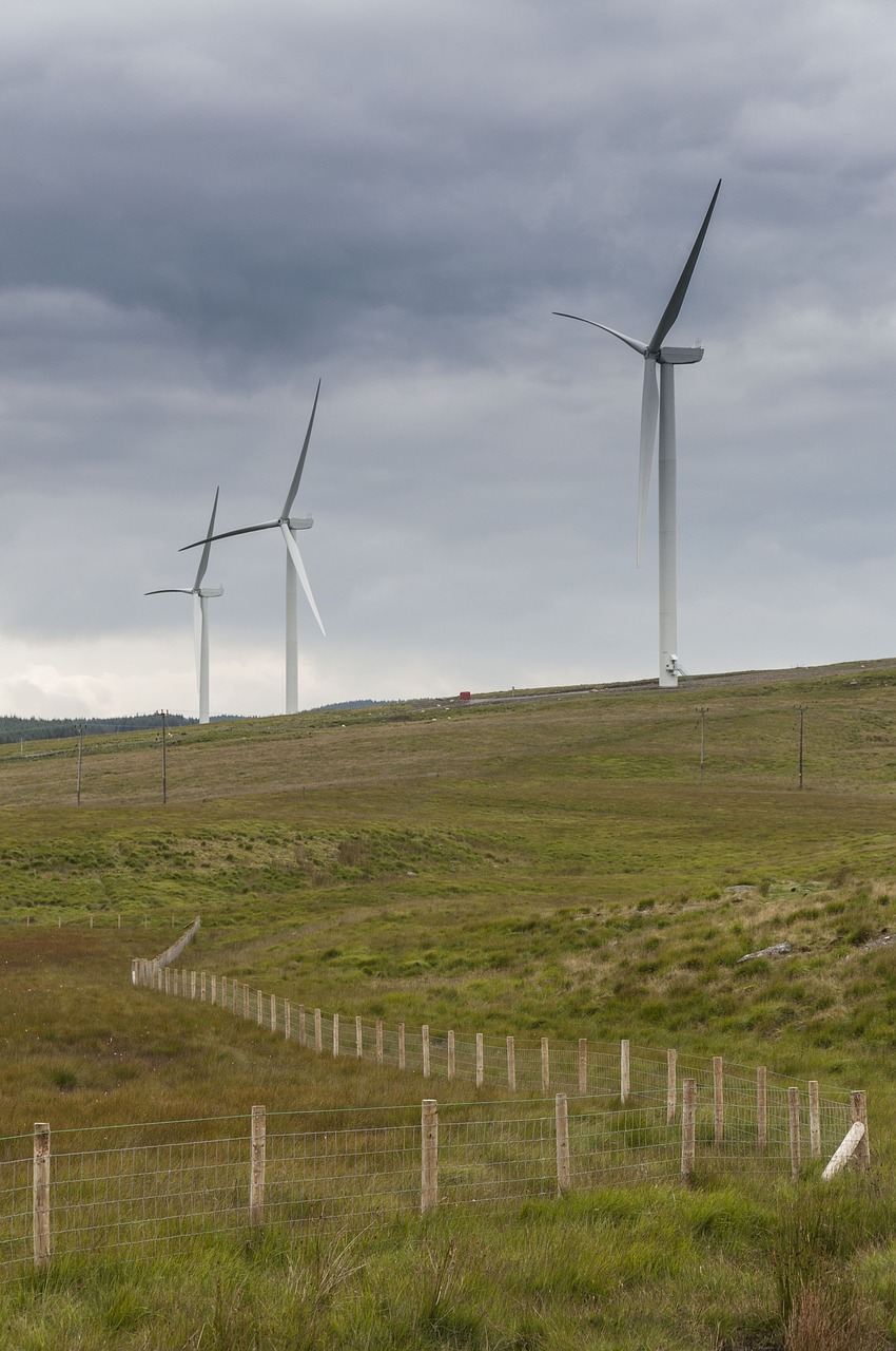 landscape  wind farm  wind turbine free photo