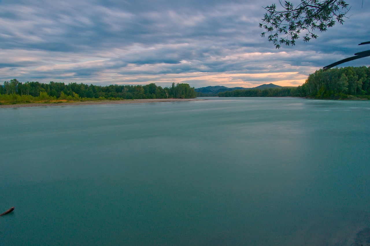 landscape  altai  katun river free photo