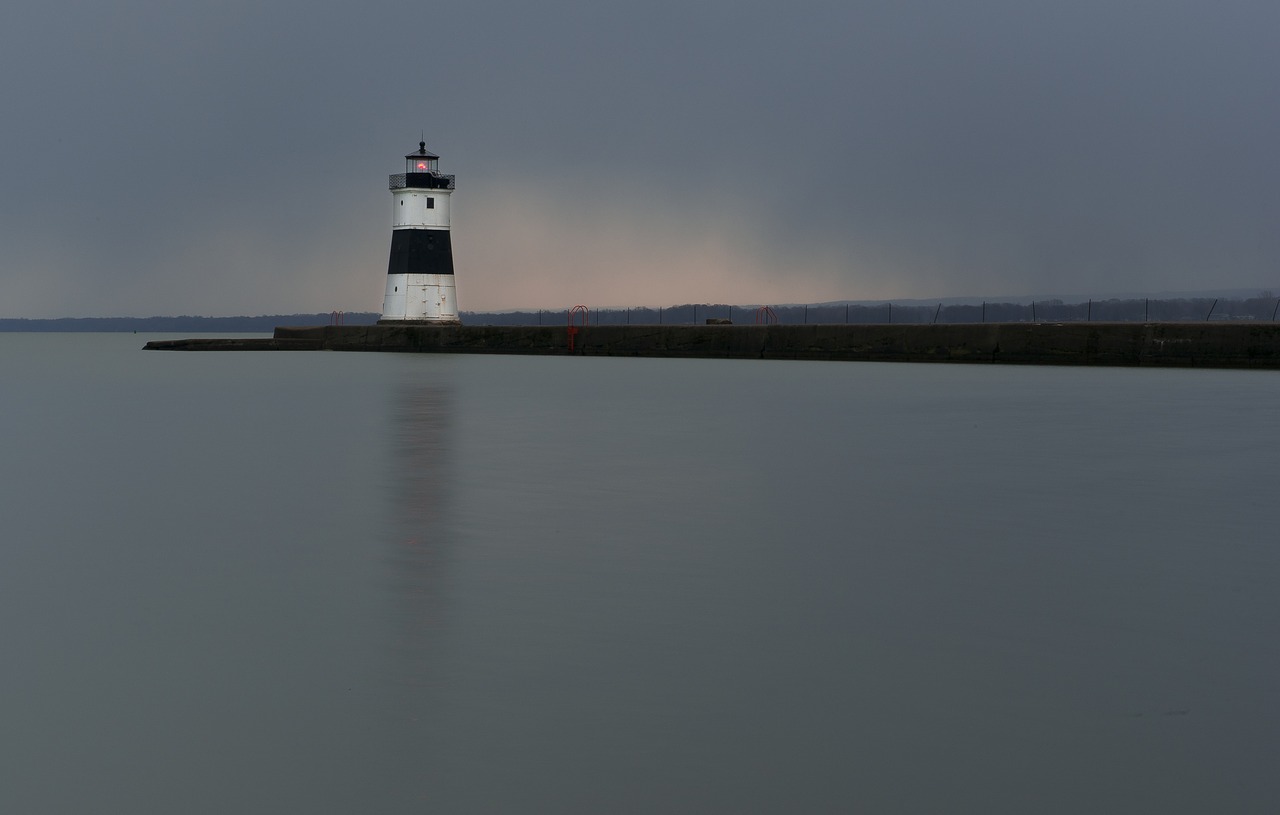 landscape  lighthouse  sea free photo