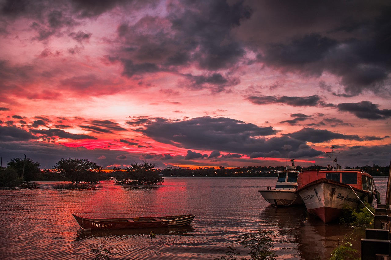 landscape  sky  boat free photo