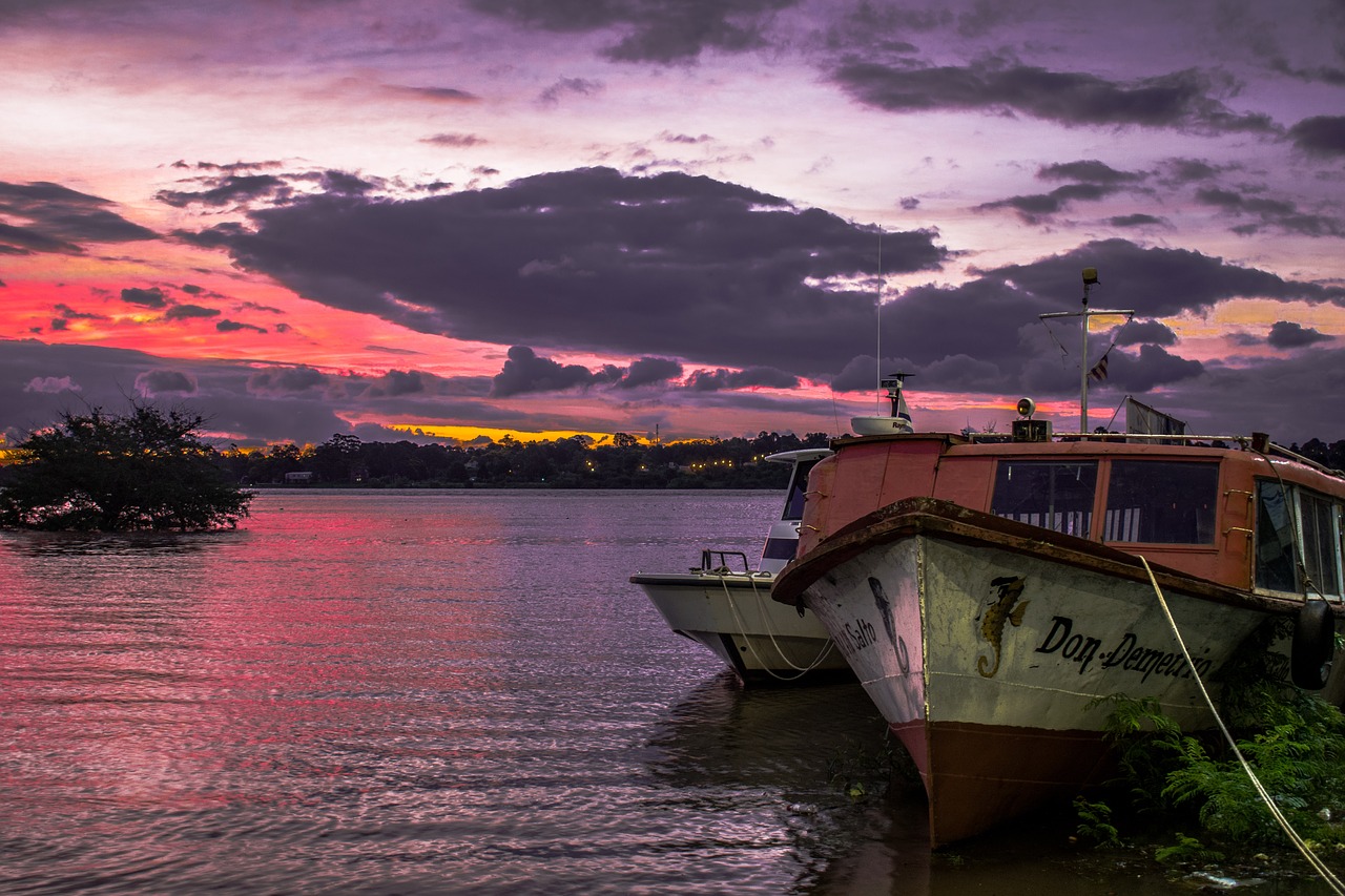 landscape  sky  boat free photo