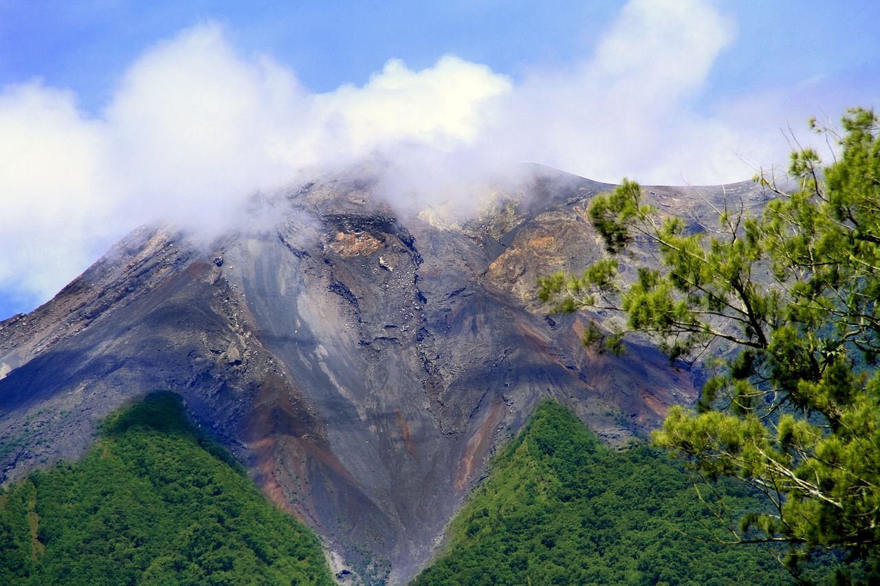 landscape  volcano  lava free photo