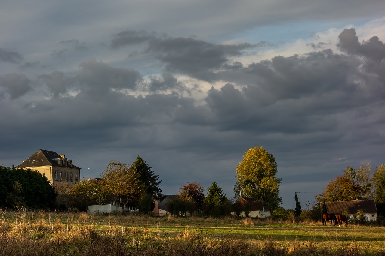 landscape  france  normandy free photo