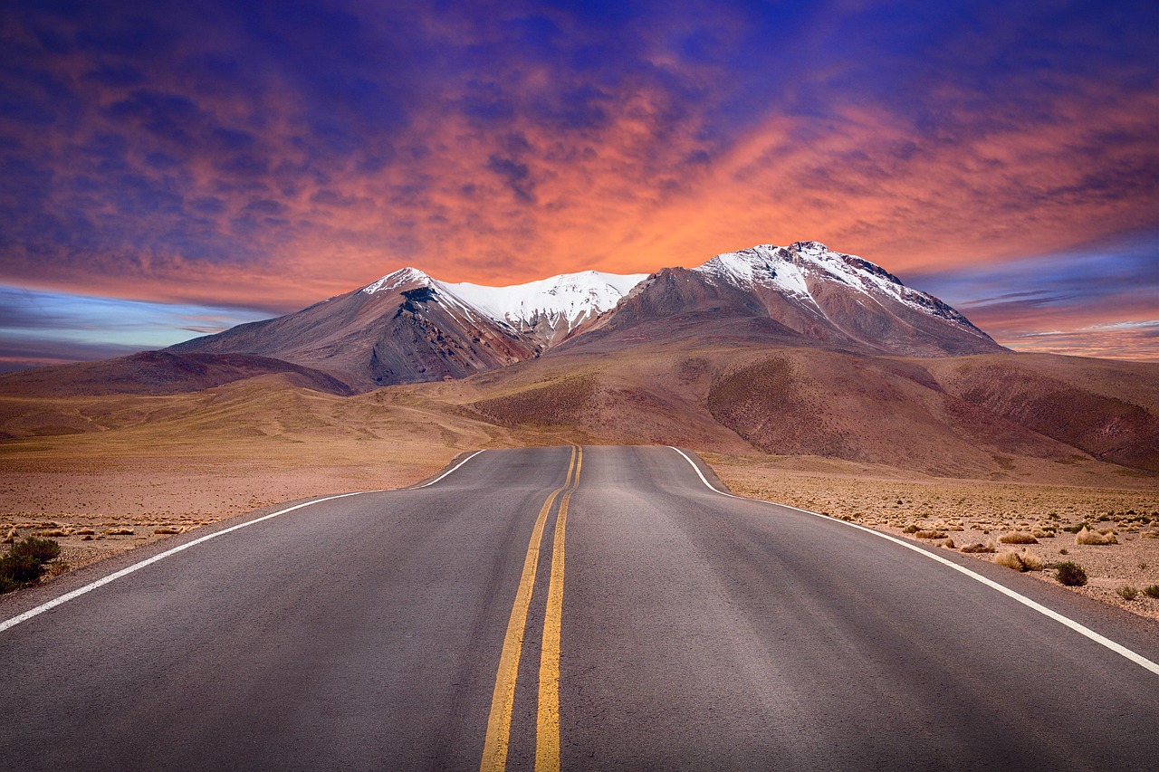 landscape  mountain  road free photo