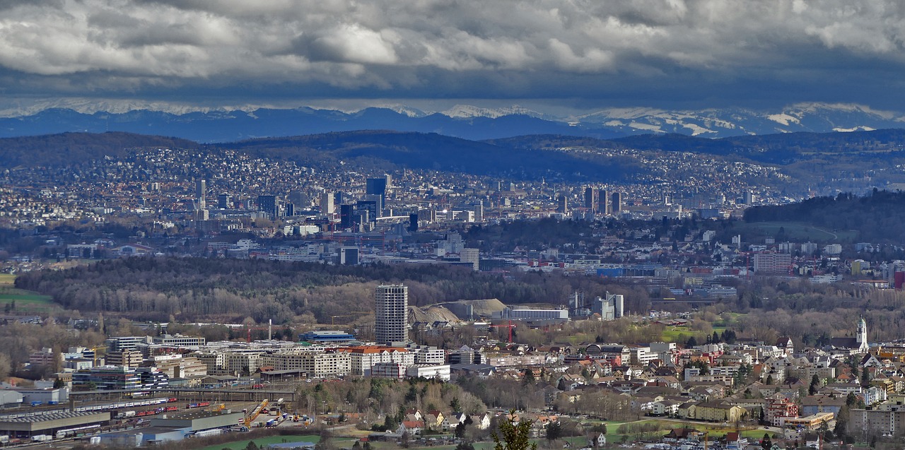 landscape  city  zurich free photo