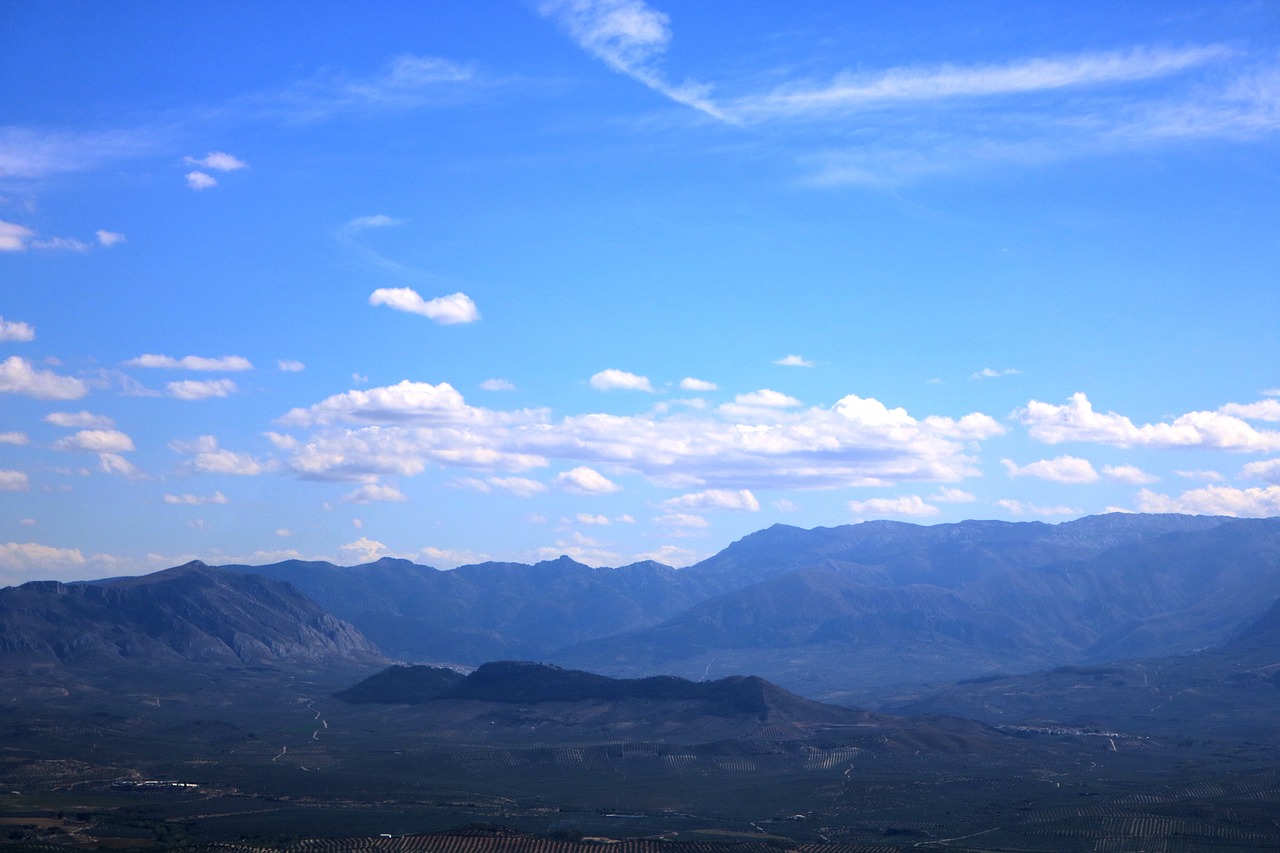 landscape  baeza  valley of the guadalquivir free photo