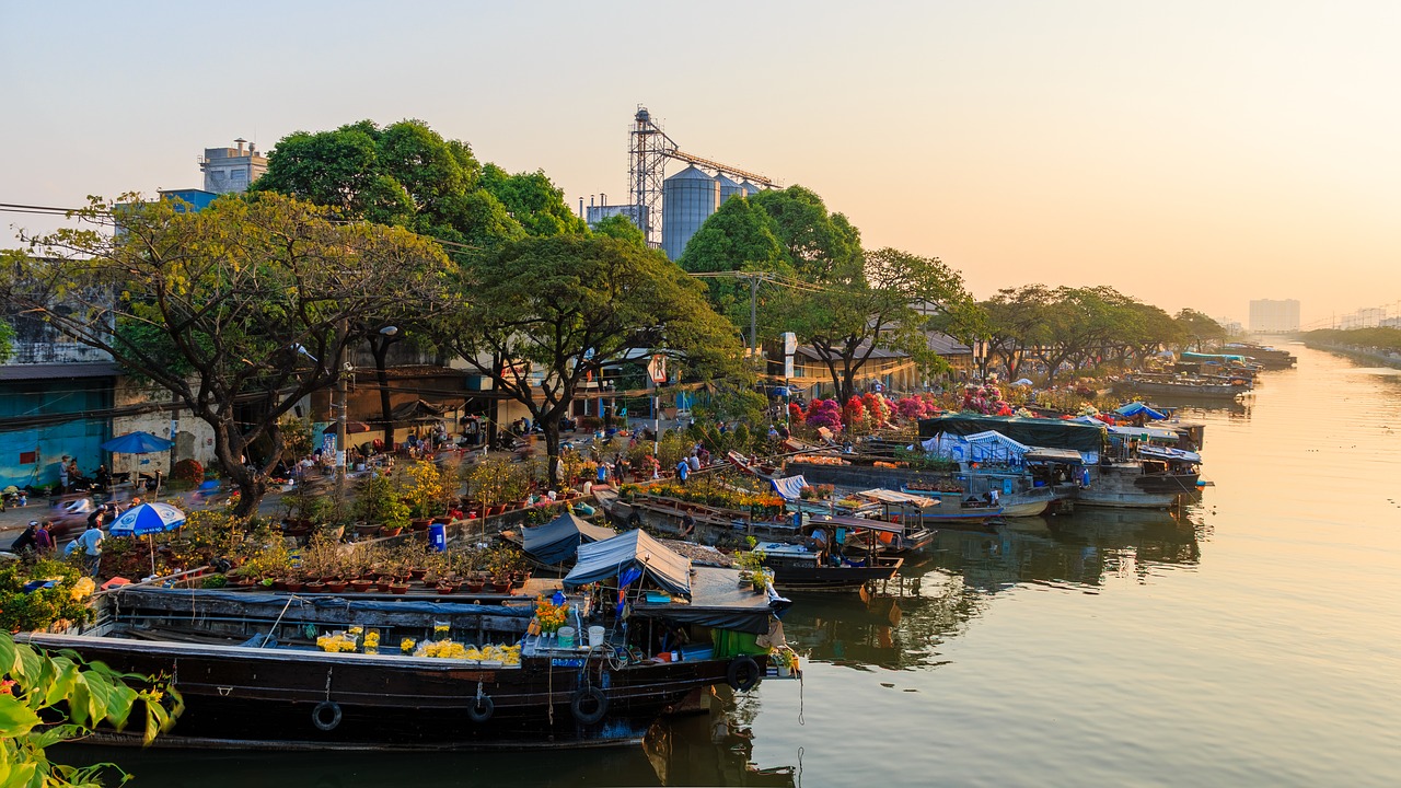 landscape  city  river free photo