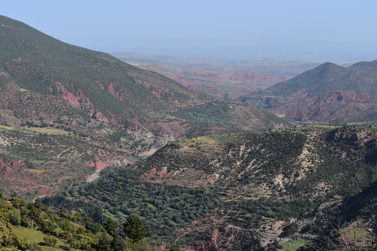 landscape  morocco  mountains free photo