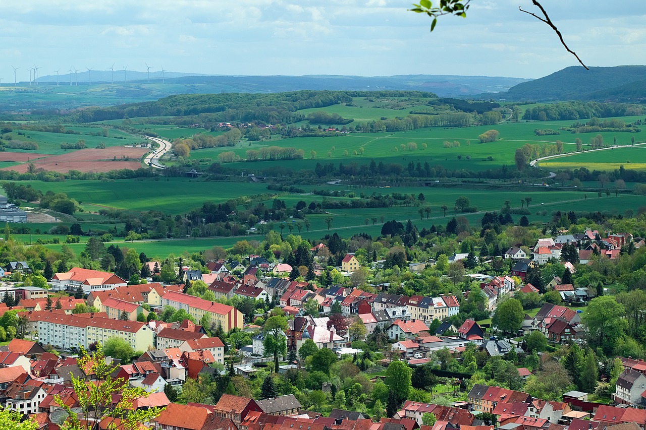 landscape  südharz  small town free photo