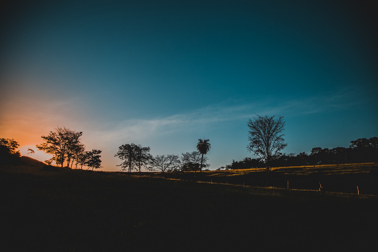 landscape  sunset  twilight free photo