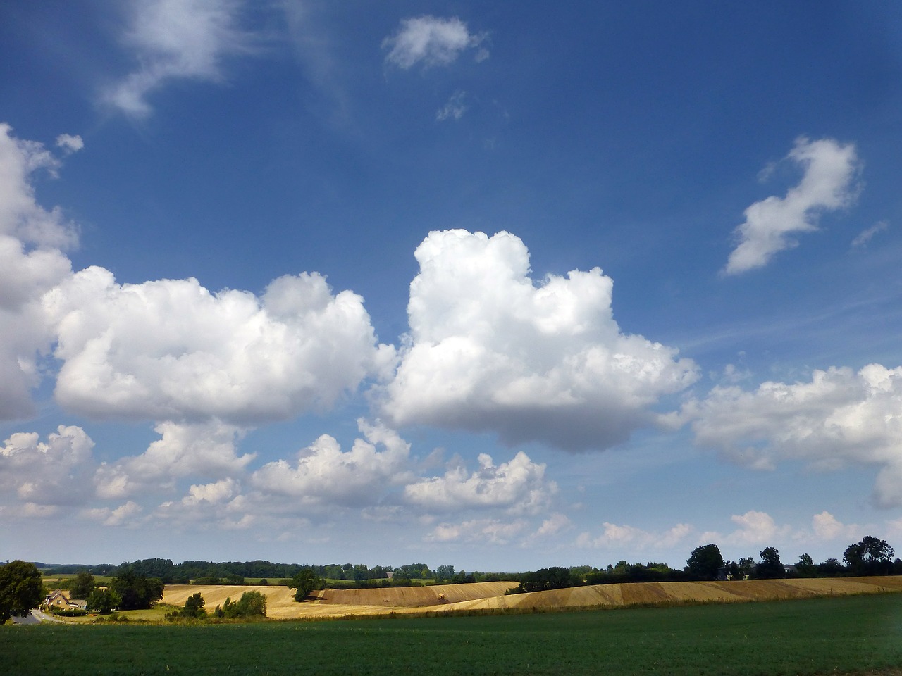 landscape mecklenburg sky free photo