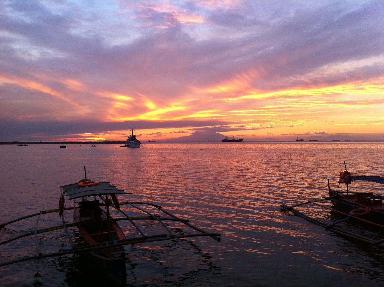 landscape scenery ship free photo