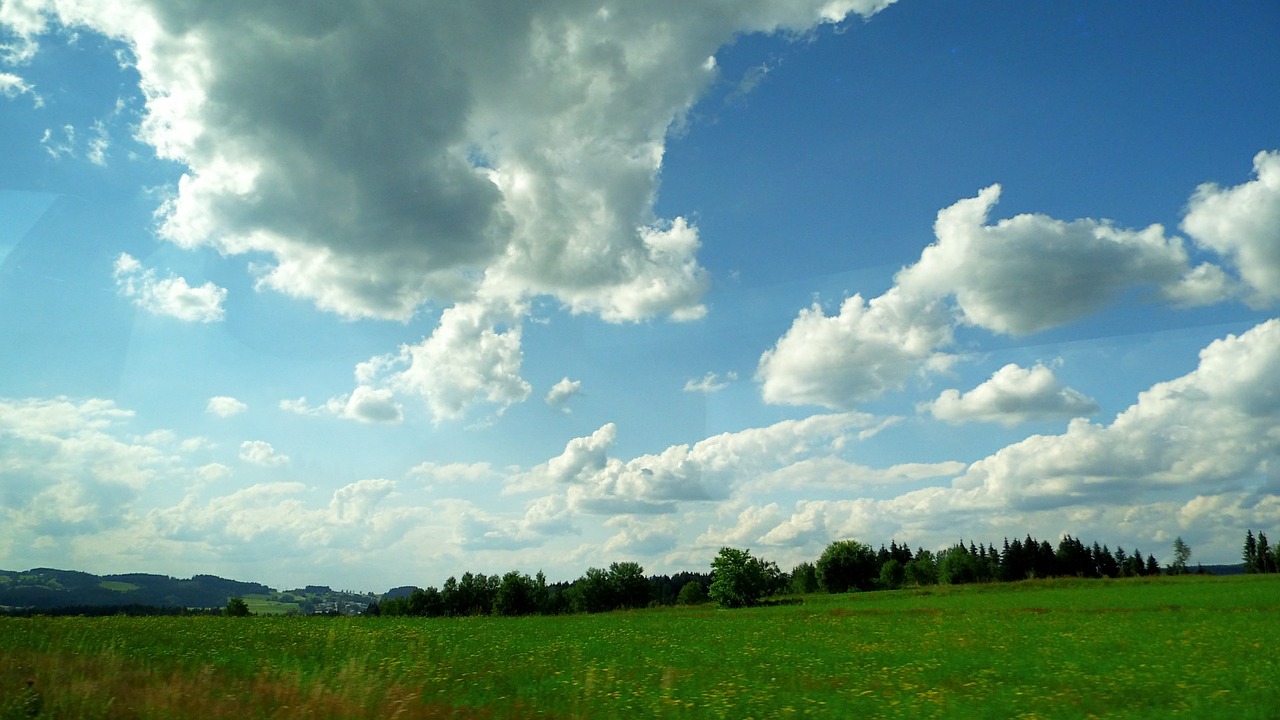 landscape clouds sky free photo