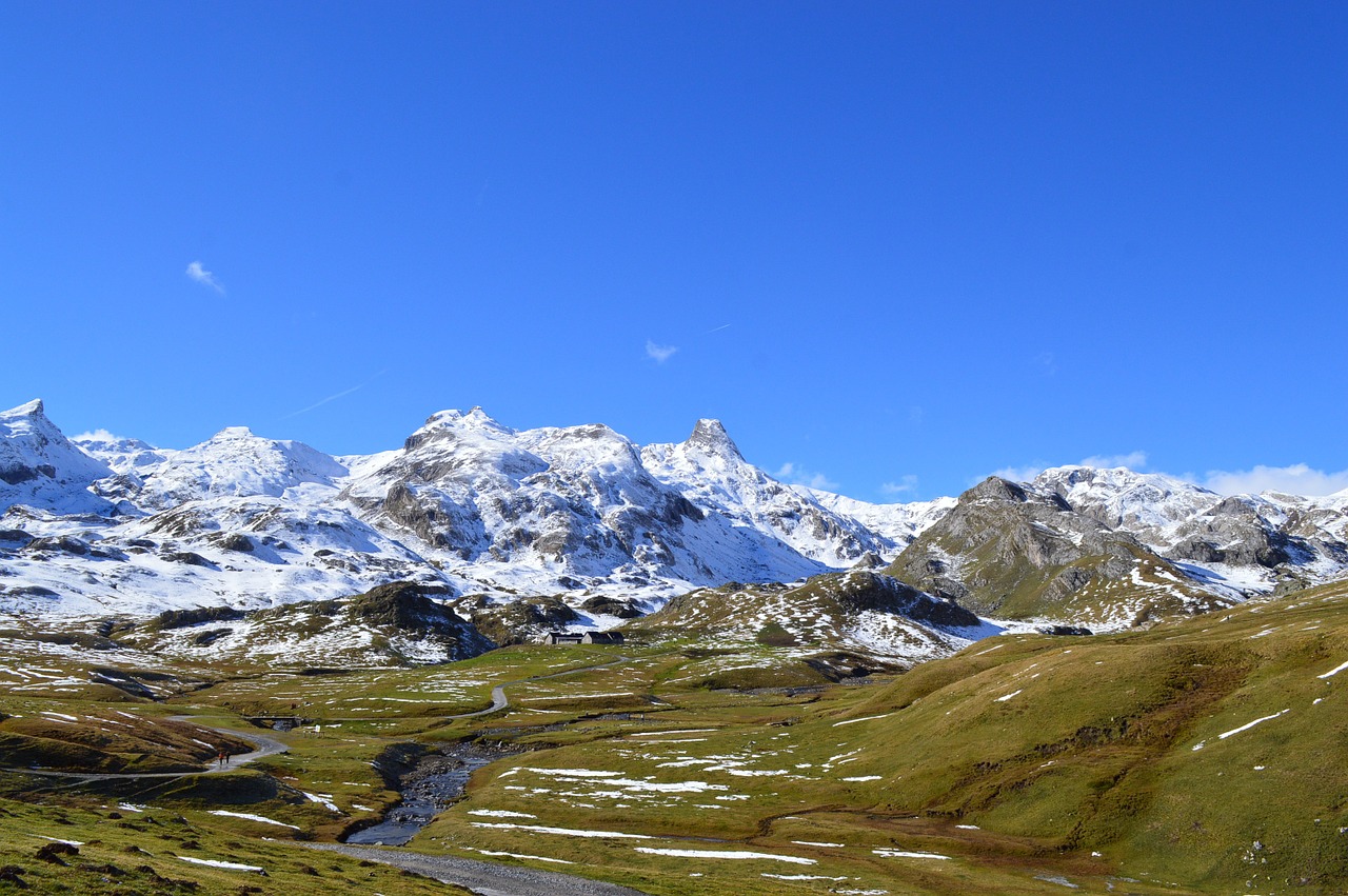 landscape mountains hiking free photo