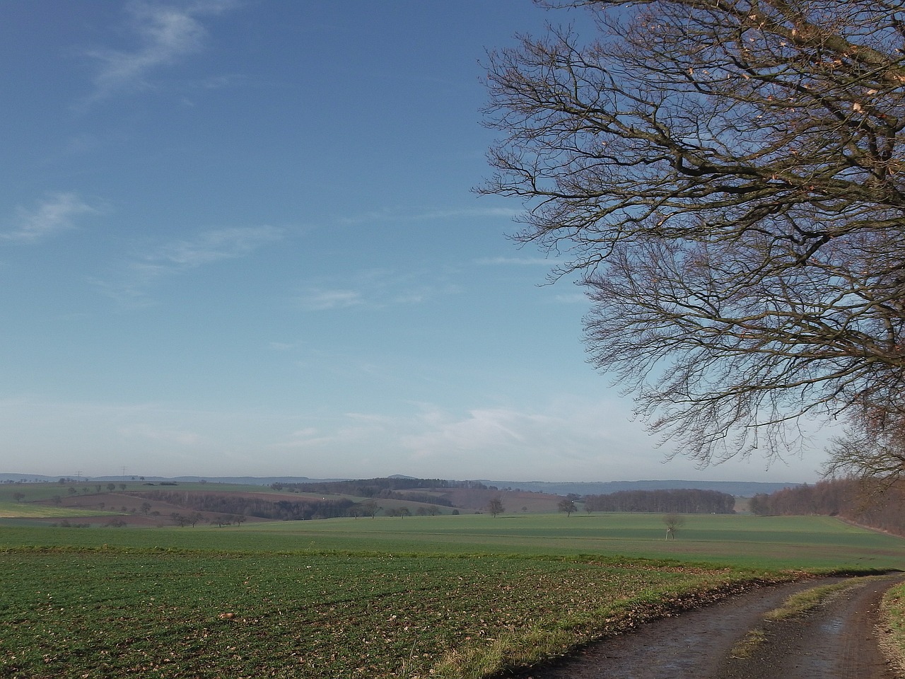 landscape walk wide free photo