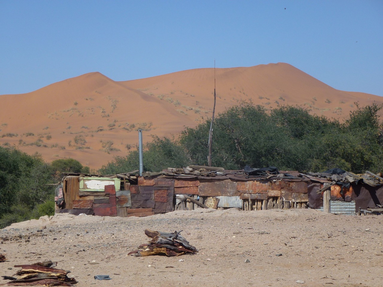 landscape namibia travel free photo