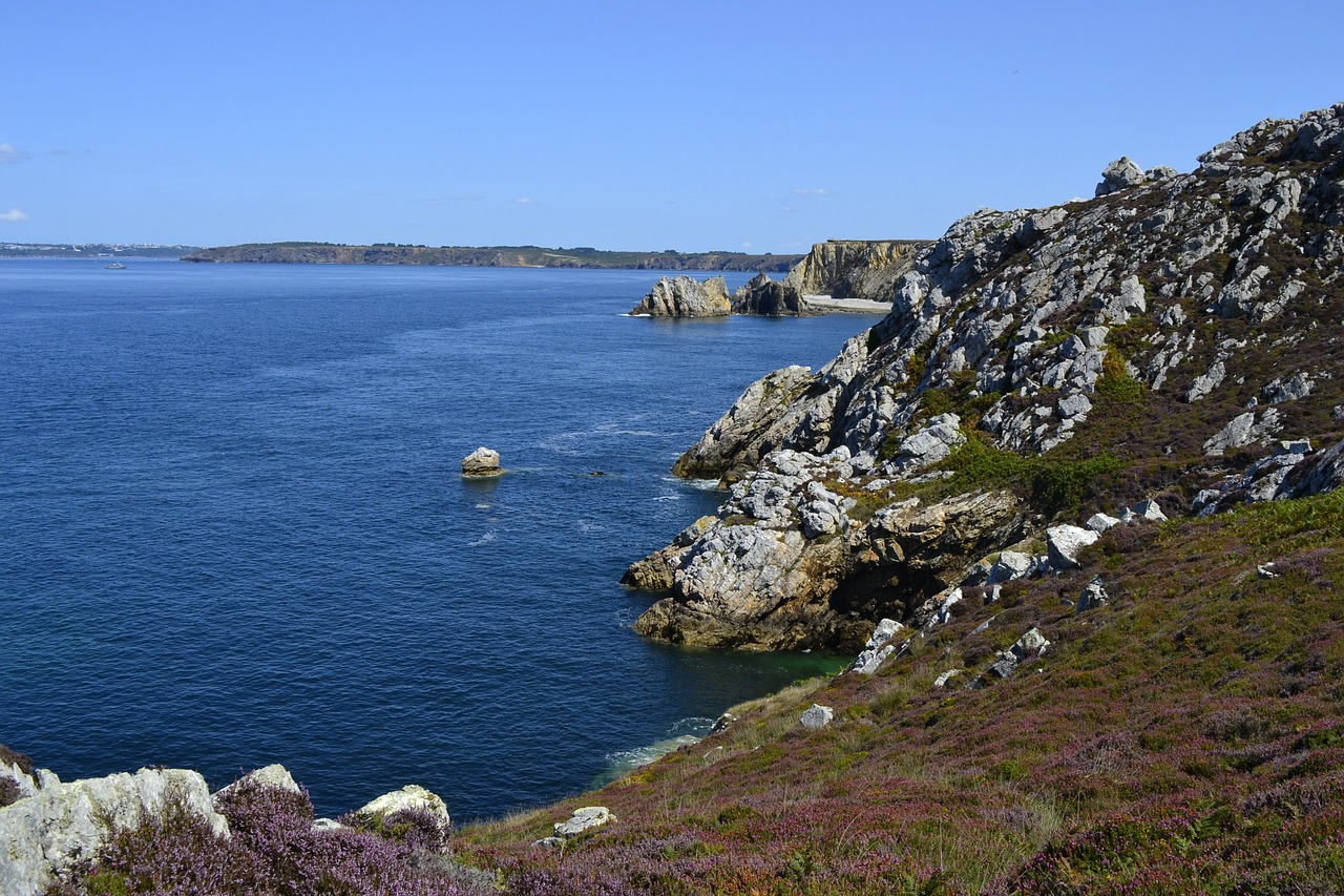 landscape sea rocks free photo