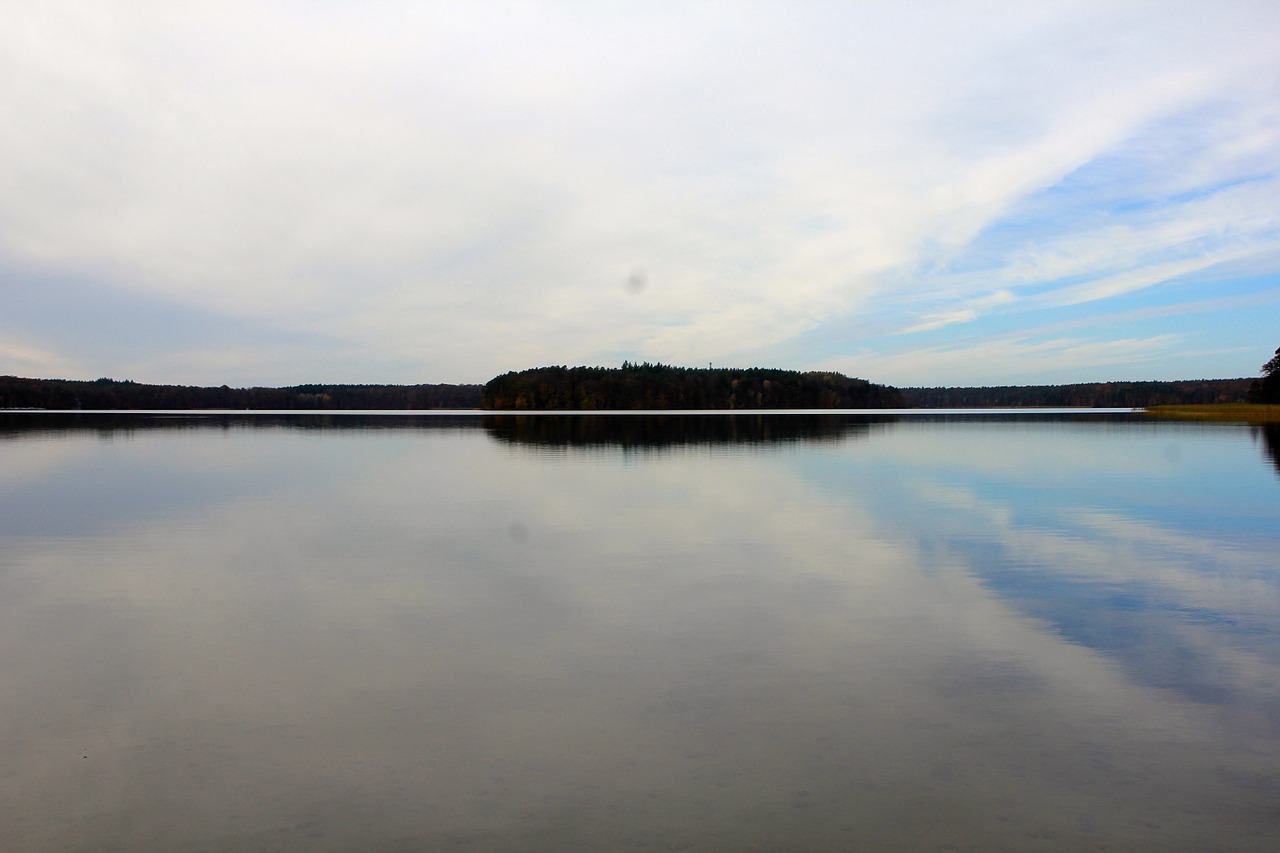 landscape lake stechlinsee free photo