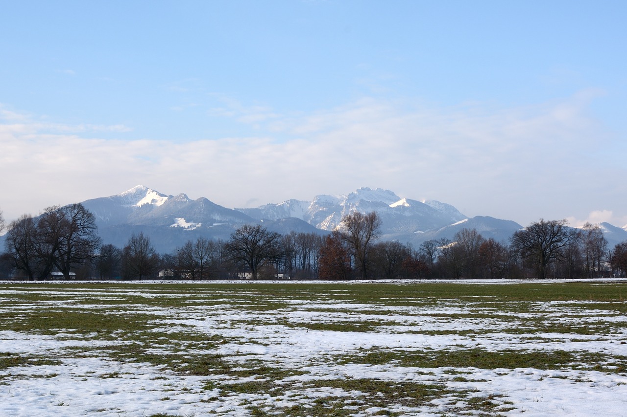 landscape chiemgau winter free photo