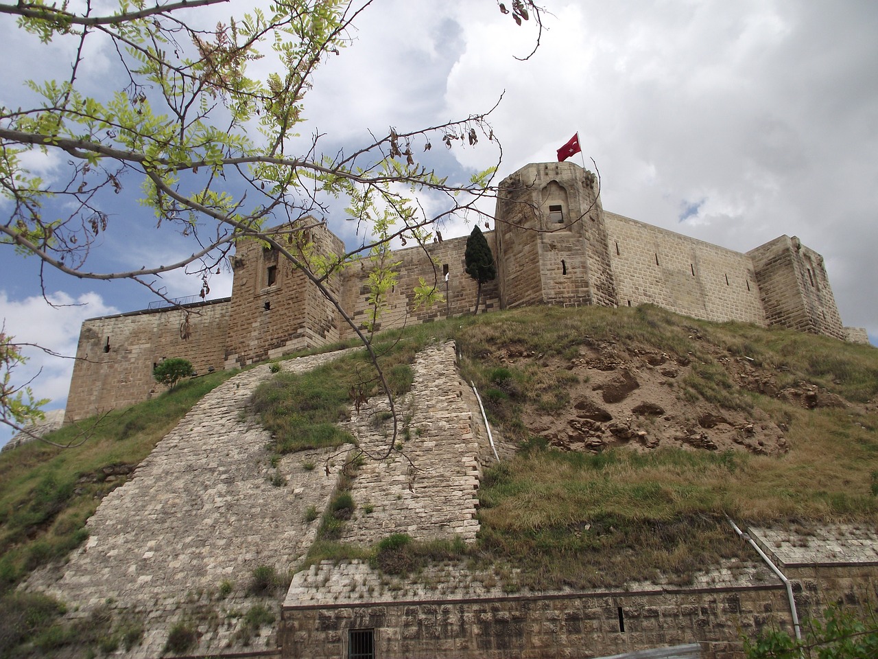 landscape gaziantep castle free photo