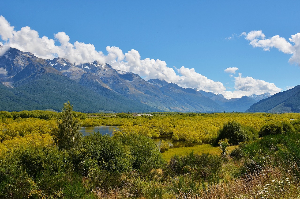 landscape europe and america blue sky and white clouds free photo