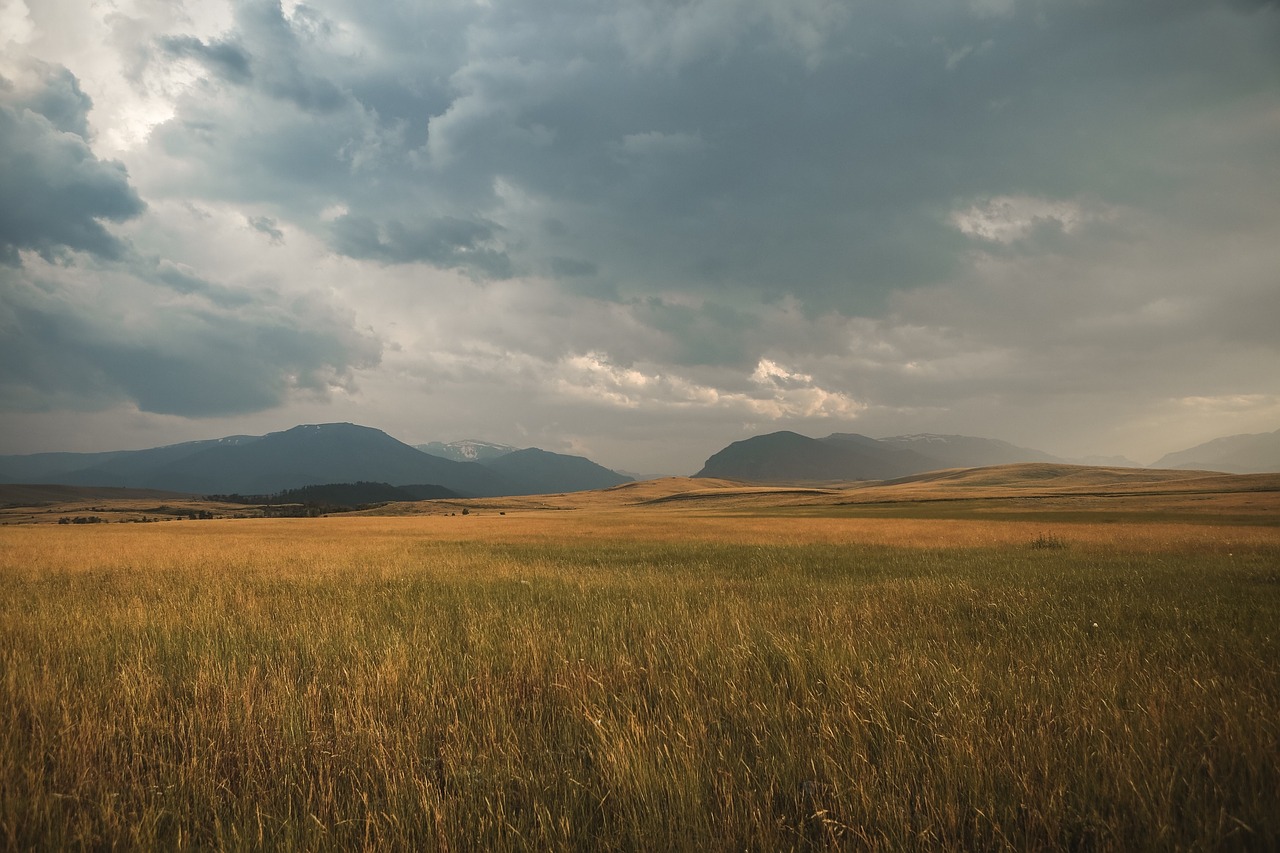 landscape storm clouds free photo