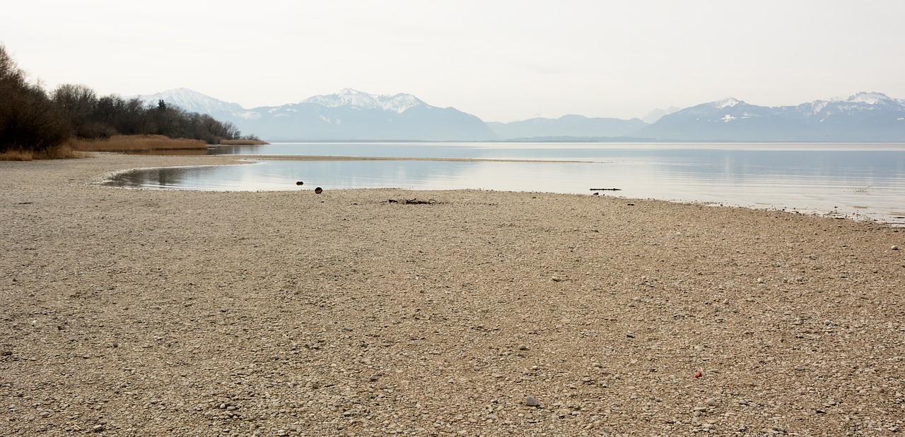 landscape chiemsee bank free photo