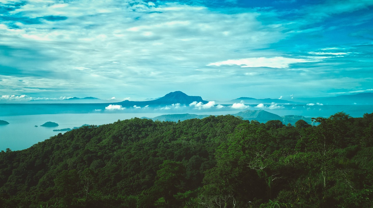 landscape blue sky free photo