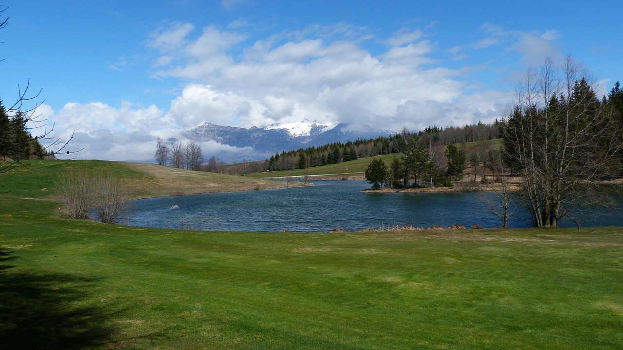 landscape golf plateau bayard free photo
