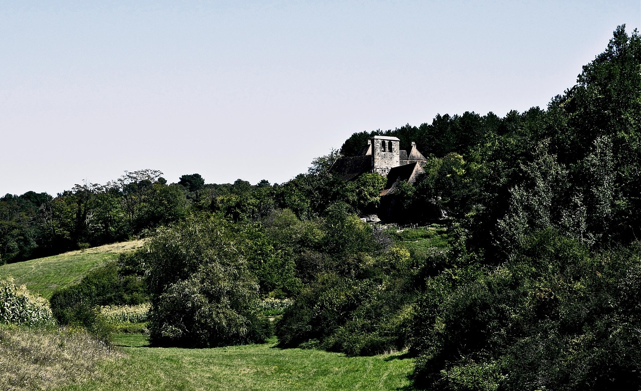 landscape church old free photo