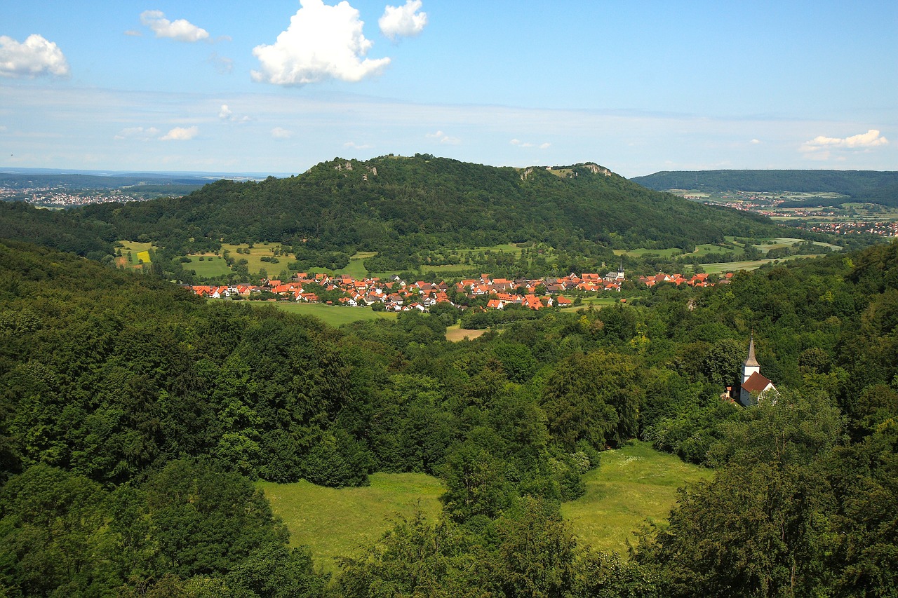 landscape mountains valley free photo