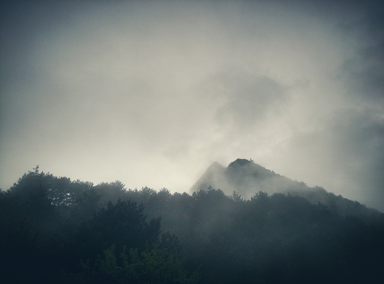 landscape the scenery clouds free photo