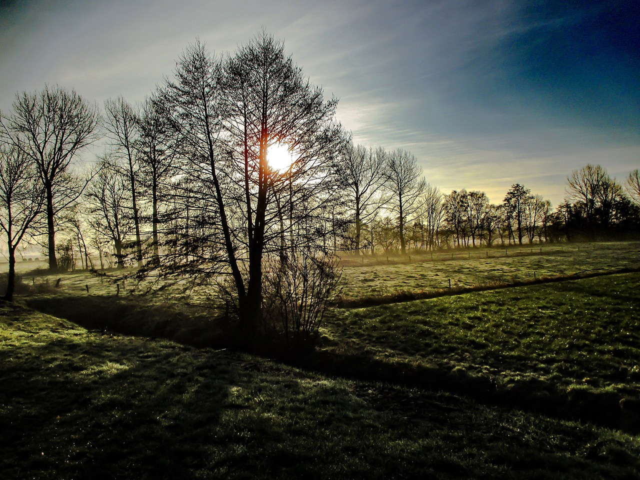 landscape nature sunrise free photo