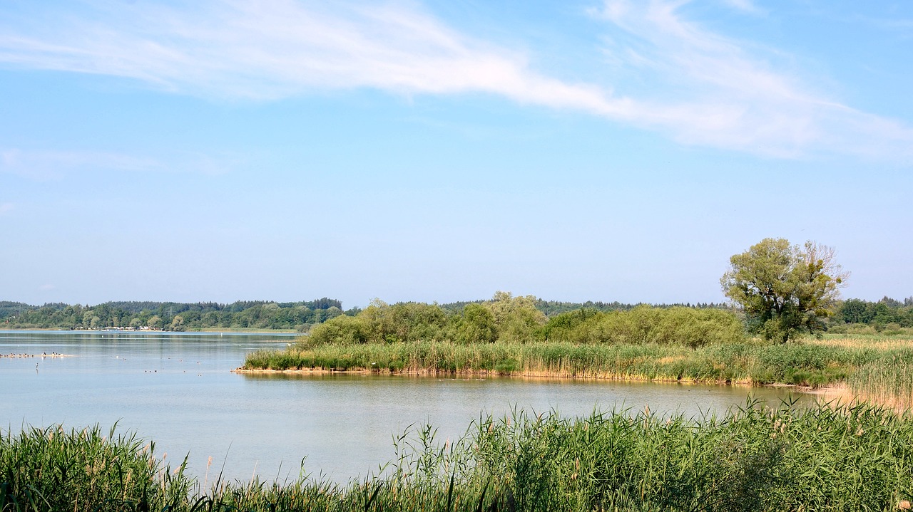 landscape chiemsee nature free photo