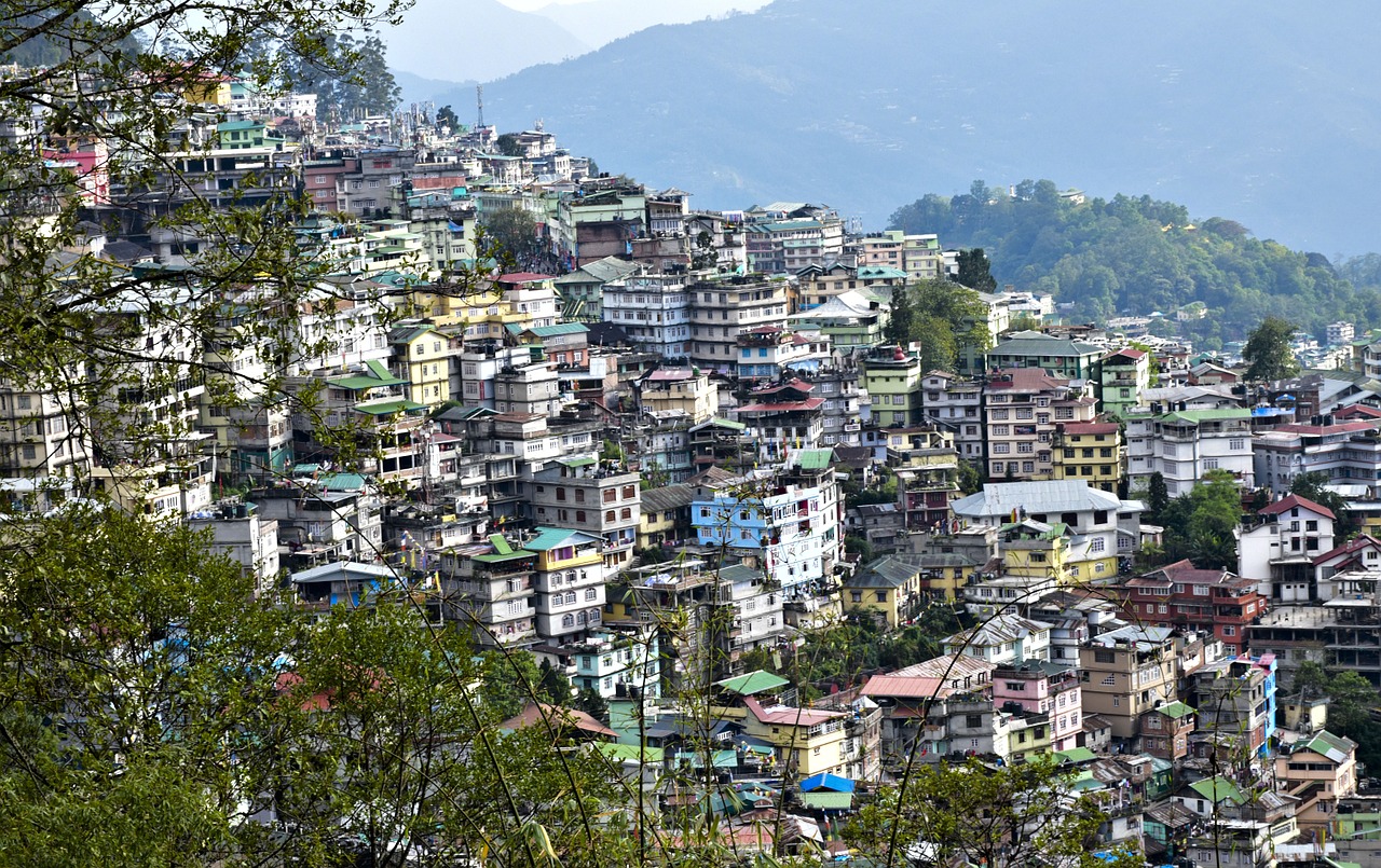 landscape gangtok sikkim free photo