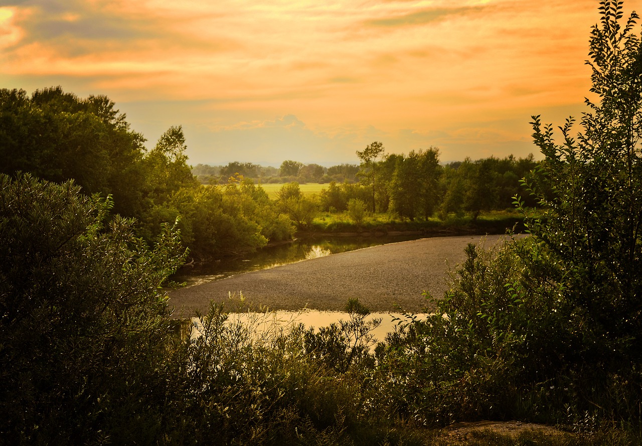 landscape nature river free photo