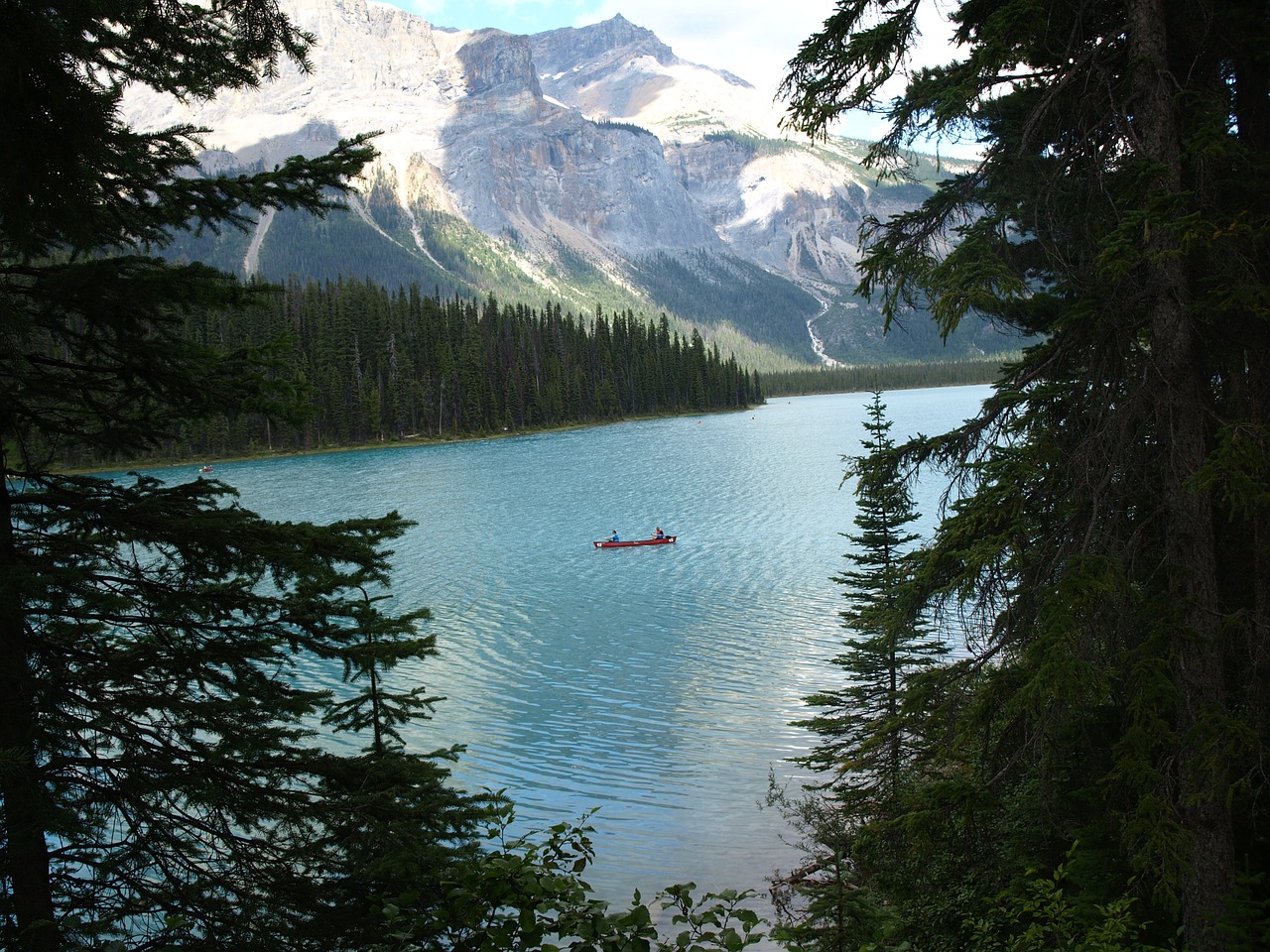 landscape lake mountains free photo