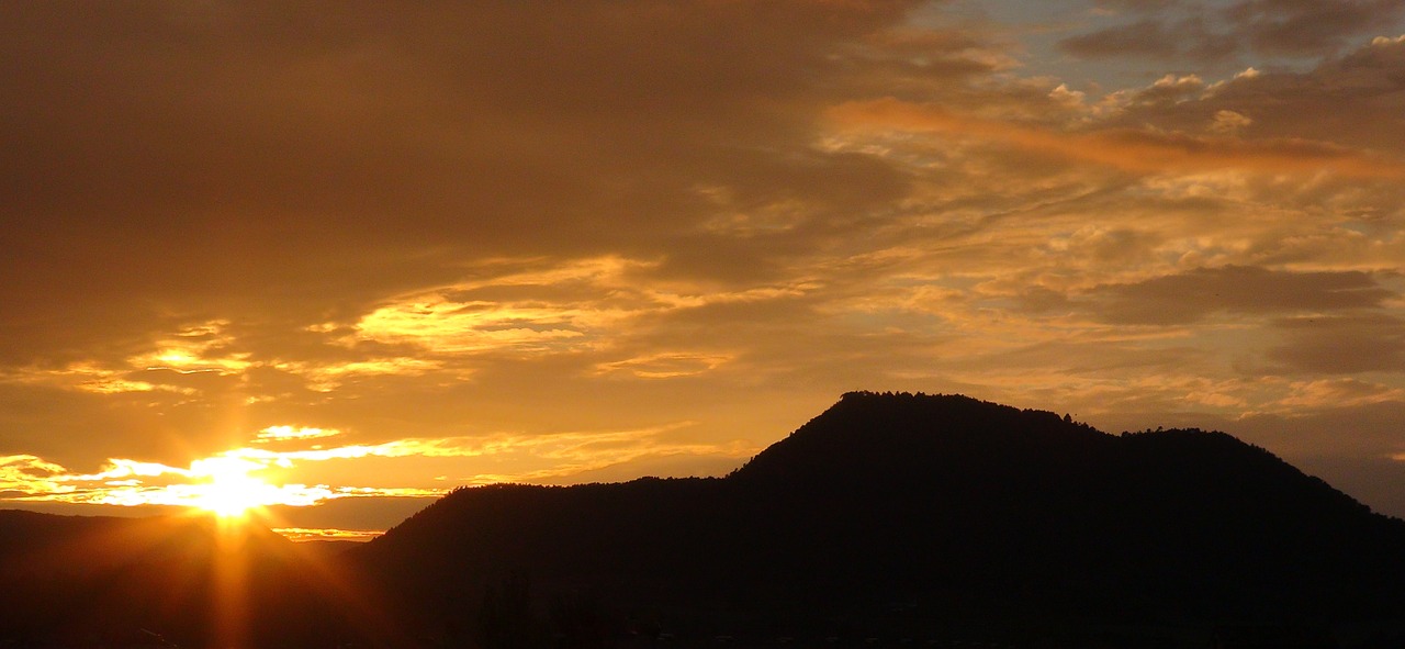 landscape sunset horizon free photo