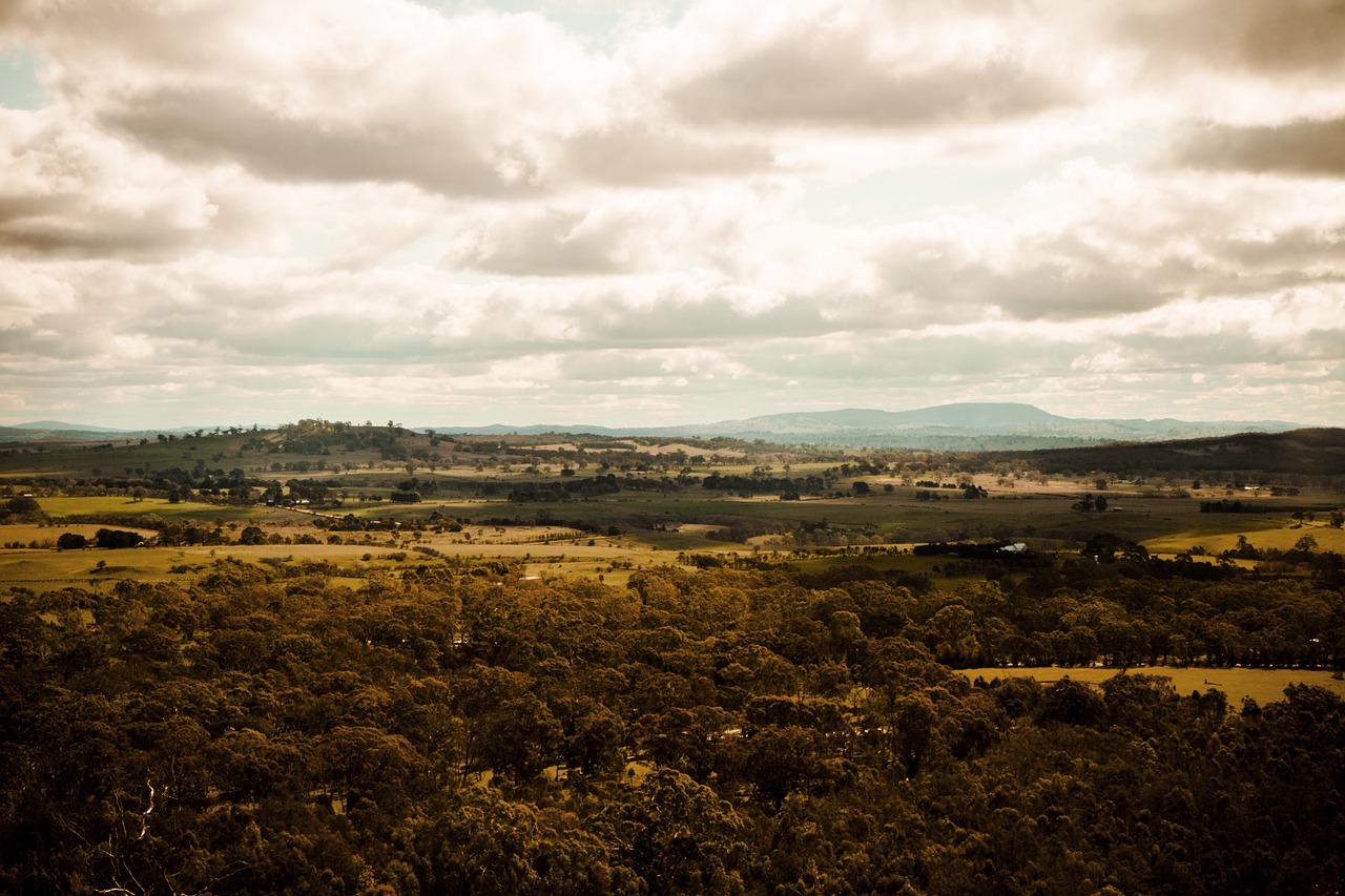 landscape view hills free photo