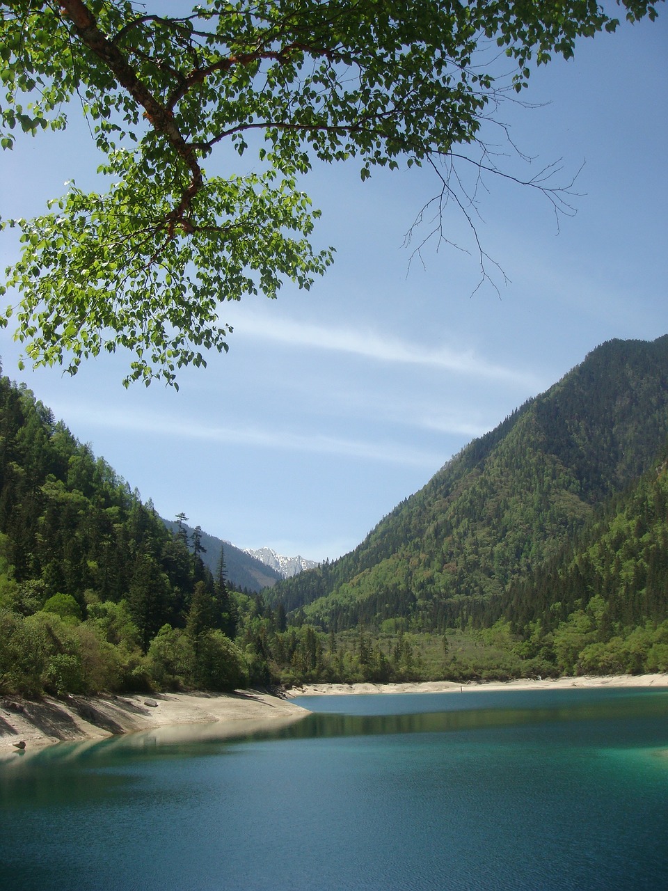 landscape river blue sky free photo