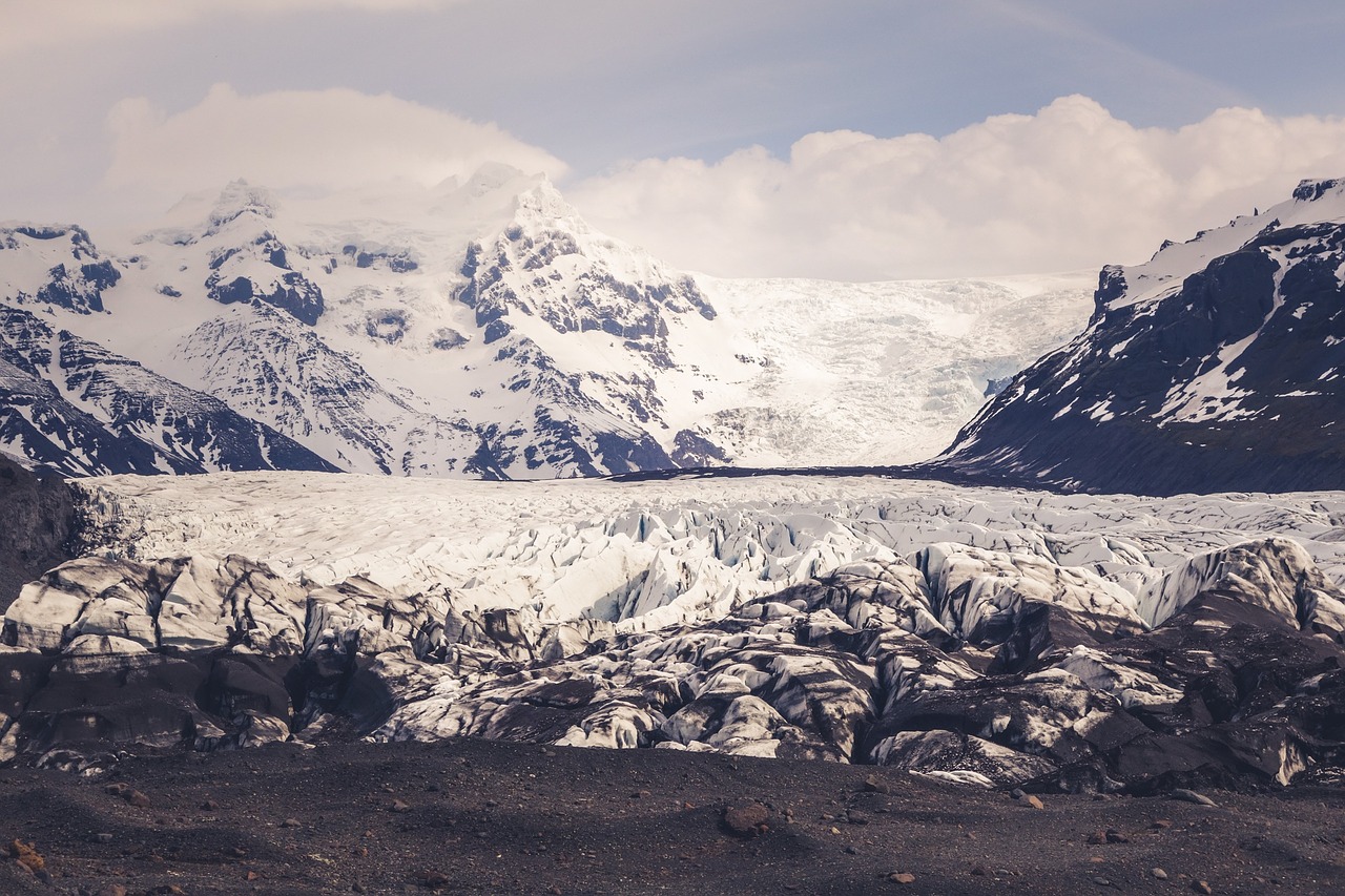 landscape mountains snow free photo