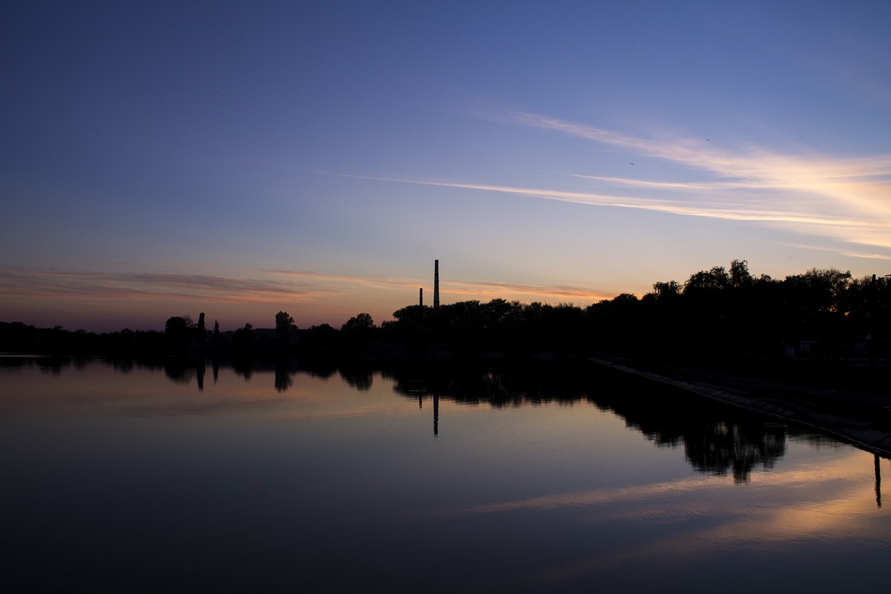 landscape evening sunset free photo