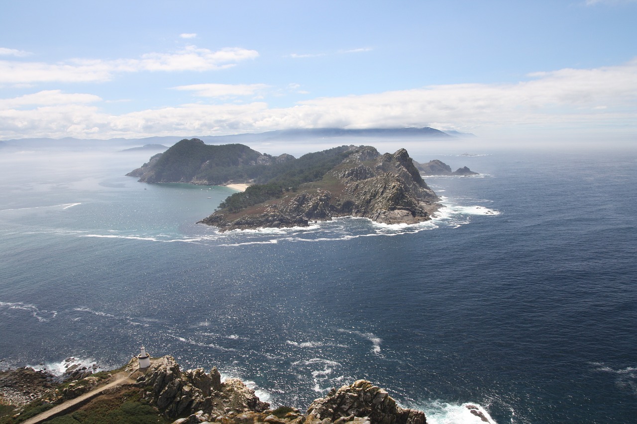 landscape sea cíes islands free photo
