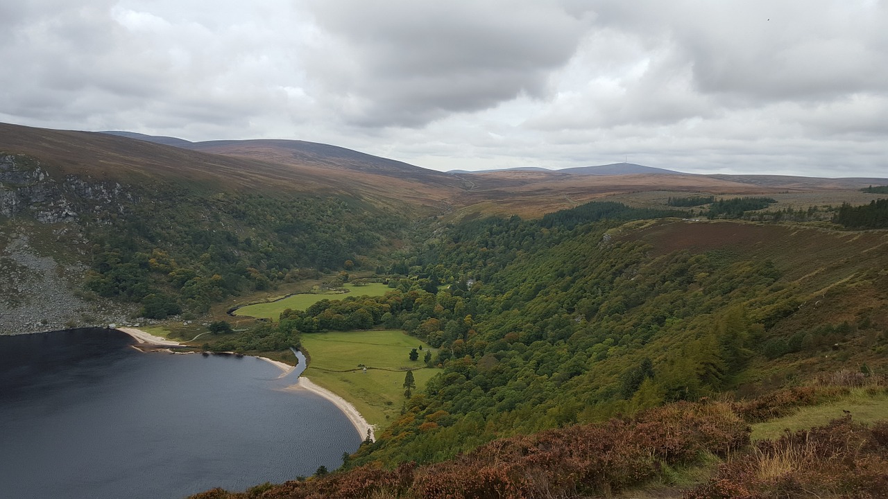 lough tay ireland lake free photo