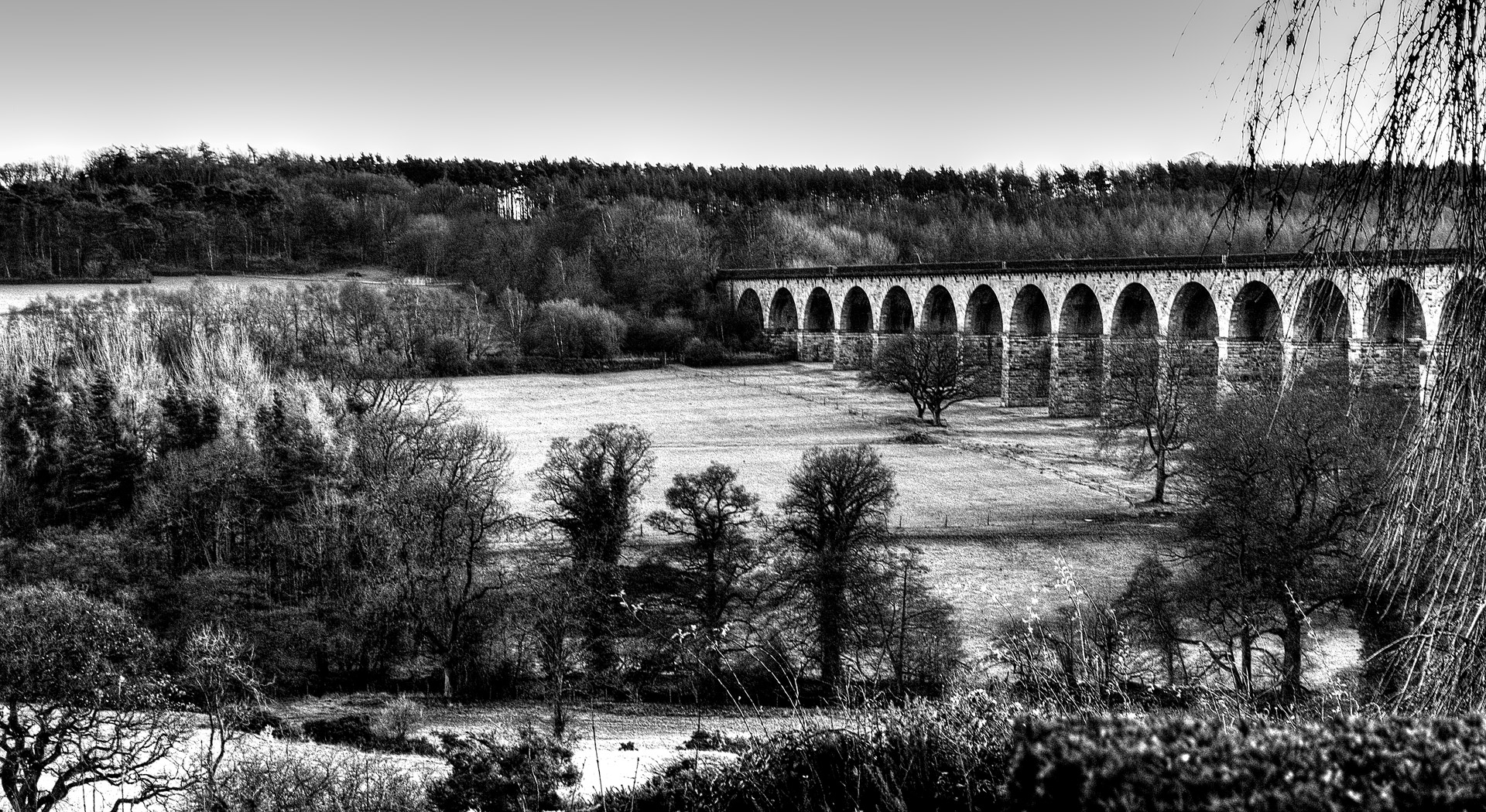 landscape bridge season free photo